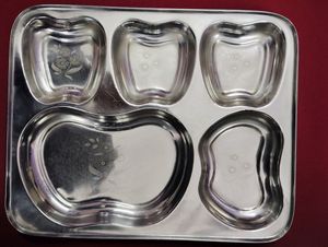 STAINLESS STEEL THALI -2 Pcs