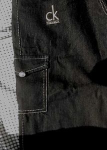 CK Black Cargo Pants