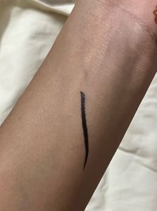 Black waterproof eyeliner