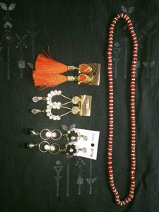 Jewelry Set: Earrings & Necklace