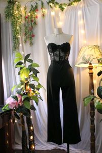 Lace Trim Jumpsuit