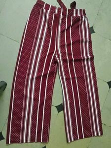 Striped &amp; Polka Dot Cropped Pants