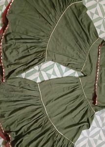 Green Kurta Palazzo Set