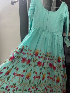 Elegant Sky Blue Kurta Set