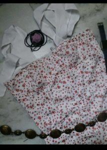 Floral Midi Sundress with Ties