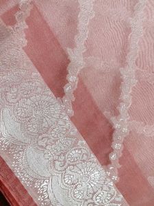 Elegant Light Pink Saree