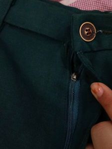 Green Stretchable Pant For Men