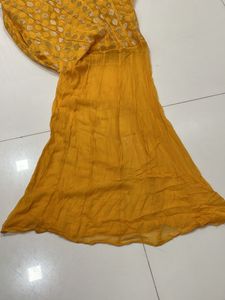 Yellow Anarkali Kurti