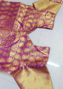 Banaras Purple & Gold Shirt