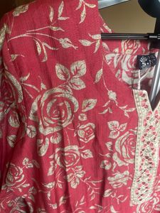 Floral Print Kurta