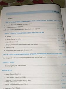 Indian Economic Development - Class XII