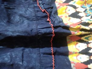 Cotton Frock in  coins (for 4to6 Years girl)
