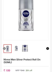 Nivea Men Silver Protect Deodorant full size new
