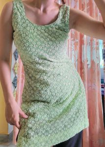 Short Green Kurti