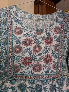 Floral Print Kurta