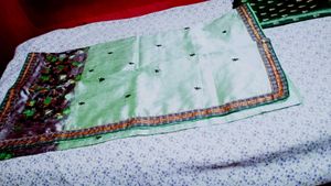 Elegant Green Saree
