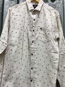 Men Pure Cotton Shirt