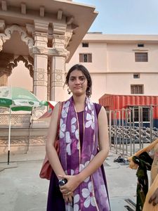 sleeveless kurta with organza dupatta