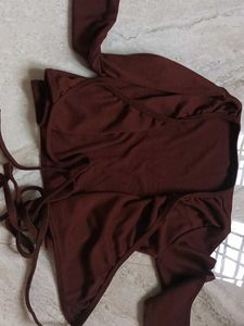 Wrapped Crop Top