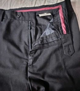 Black Trousers Waist Adjustable