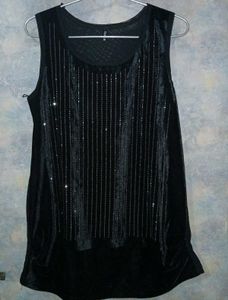 One Shimmer Lines TOP And Georget Fabric Jacket