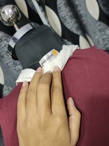 Maroon Sleeveless Crop Top