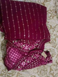 Lehenga with crop top