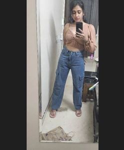 Peach Puff Sleeves Crop Bralette Top