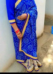 Elegant Blue Saree