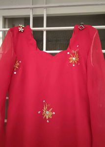 Hot Red Kurthi
