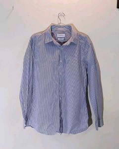 Striped Button-Down Shirt
