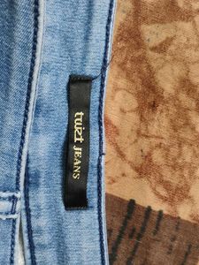 Vintage Wash Denim Jeans