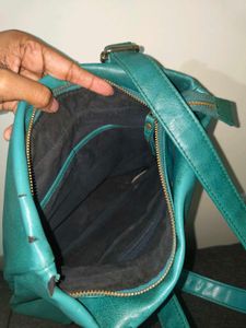 Fastrack Teal Sling Bag – Used, Good Condition