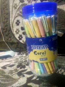 50units  Ball Pen Totem Coral
