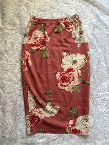 Floral Pencil Skirt
