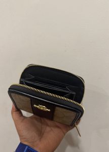 Coach Signature Zip Wallet