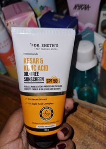Dr. Sheth&#39;s Kesar &amp; Kojic Acid Sunscreen SPF 50