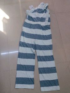 Striped Jumpsuit - Stylish &amp; Comfy