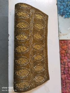 Clutch With Stone Work