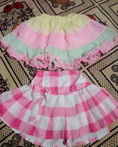Baby Girls Stylish Skirts Combo 6-24 Months
