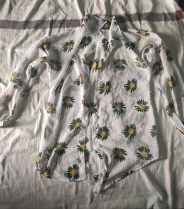 Sheer Floral Shirt
