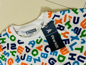 Alphabet Print Pajama Set