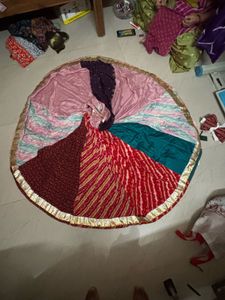 Colorful Patchwork Lehenga Skirt