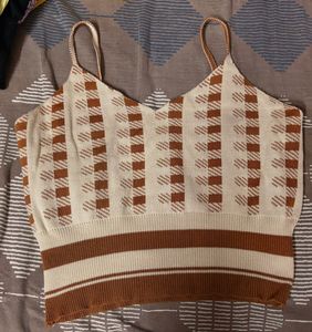 Retro Knit Cami Top