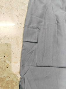 Gray Baggy/ Cargo Pants For Women