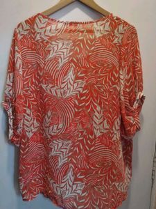 Beautiful Over Size Floral Print Top