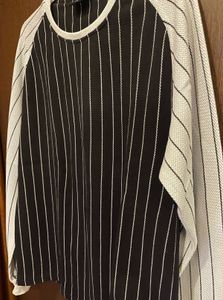H&amp;M Striped Relaxed Fit Sweatshirt