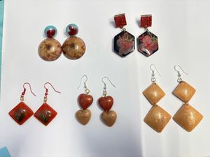 Resin earrings