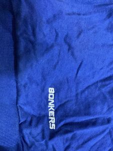 Blue &#39;BONKERS&#39; Zip-Up Hoodie