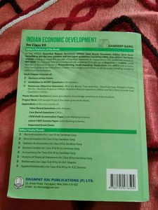 Class 12 Economics Course Books (Sandeep Garg)